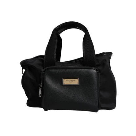 Dolce & Gabbana Black Logo Pet Carry Bag