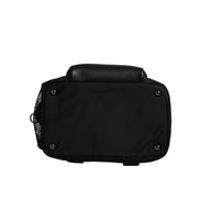 Sac de transport pour animal Dolce & Gabbana noir avec bandoulière et plaque logo