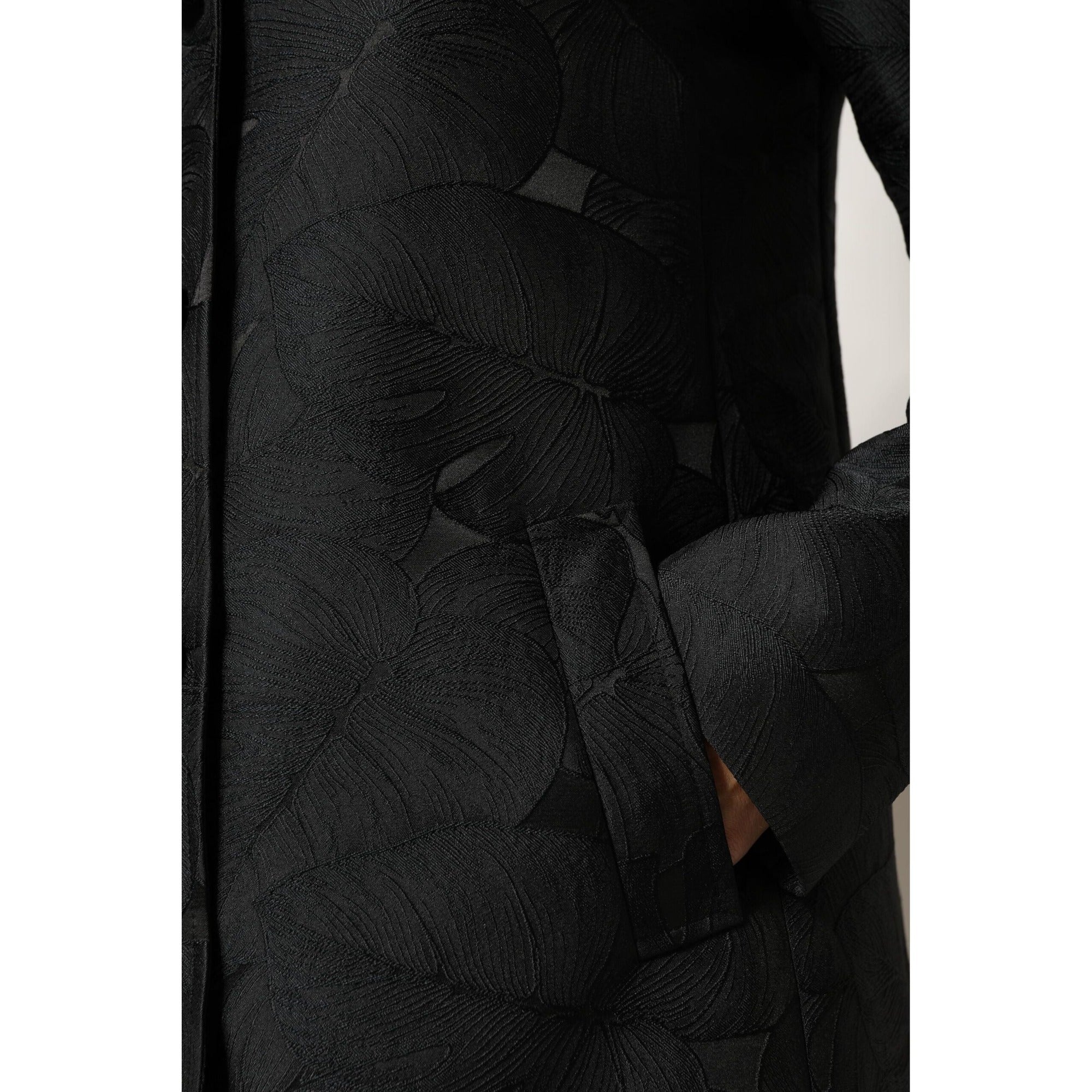 Dolce & Gabbana Black Single Breasted Trench Coat Jacket