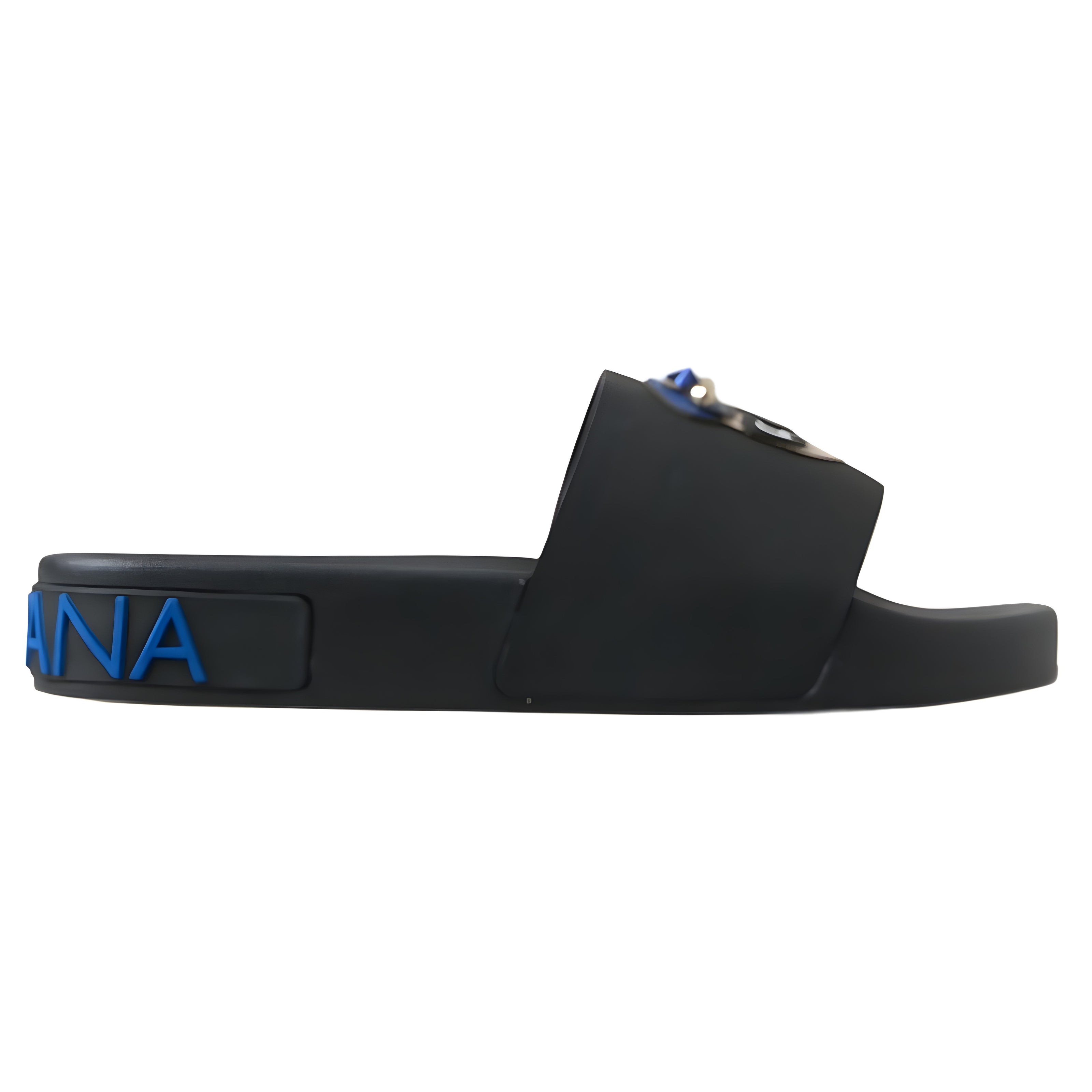 Dolce & Gabbana Sandales Tongs Noires Plage Saint Barth