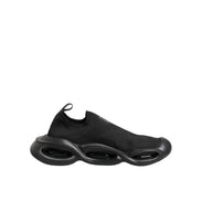 Dolce & Gabbana Black Slip On Wave Low Top Sneakers