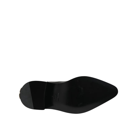 Dolce & Gabbana Black Studded Chelsea Ankle Boots