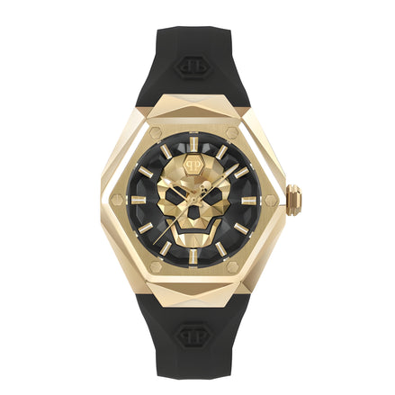 Philipp Plein Black Synthetic Dress Watch