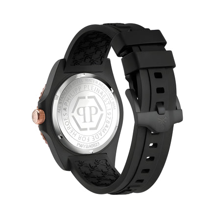 Montre de sport Philipp Plein noire en synthétique