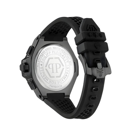 Montre de sport Philipp Plein noire en synthétique