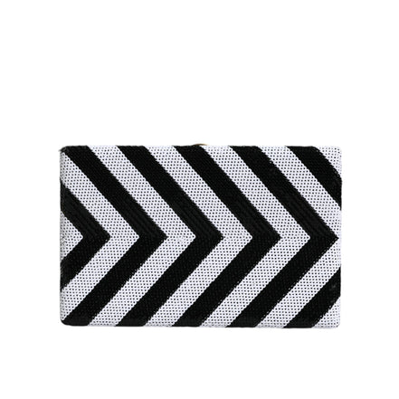 Dolce & Gabbana Black White Gold Frame Evening Clutch