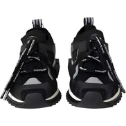 Dolce & Gabbana Black White Logo Sorrento Sneakers