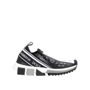 Chaussures Sneakers Basses Dolce & Gabbana Sorrento Noir Blanc
