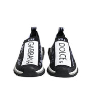 Dolce & Gabbana Black White Sorrento Low Top Sneakers