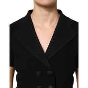 Veste croisée Dolce & Gabbana en laine noire