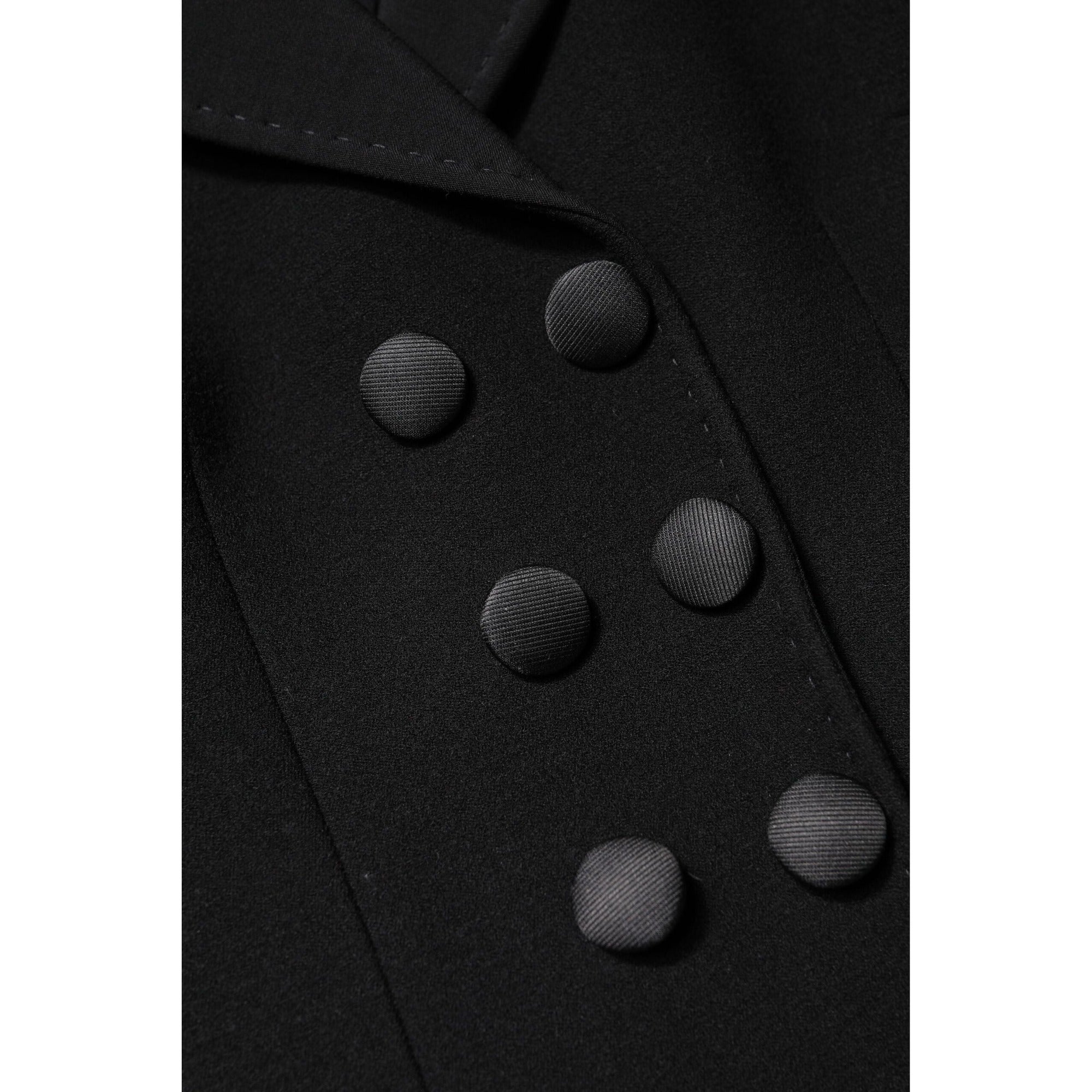 Veste croisée Dolce & Gabbana en laine noire
