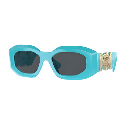 Lunettes de soleil Versace en acétate bleu