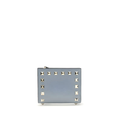 Valentino Garavani Blue Leather Wallet