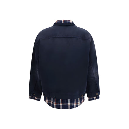 Balenciaga Blue Cotton Denim Jacket
