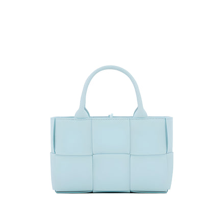 Bottega Veneta Blue Leather Tote Bag