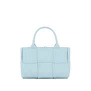 Sac cabas Bottega Veneta en cuir d'agneau bleu