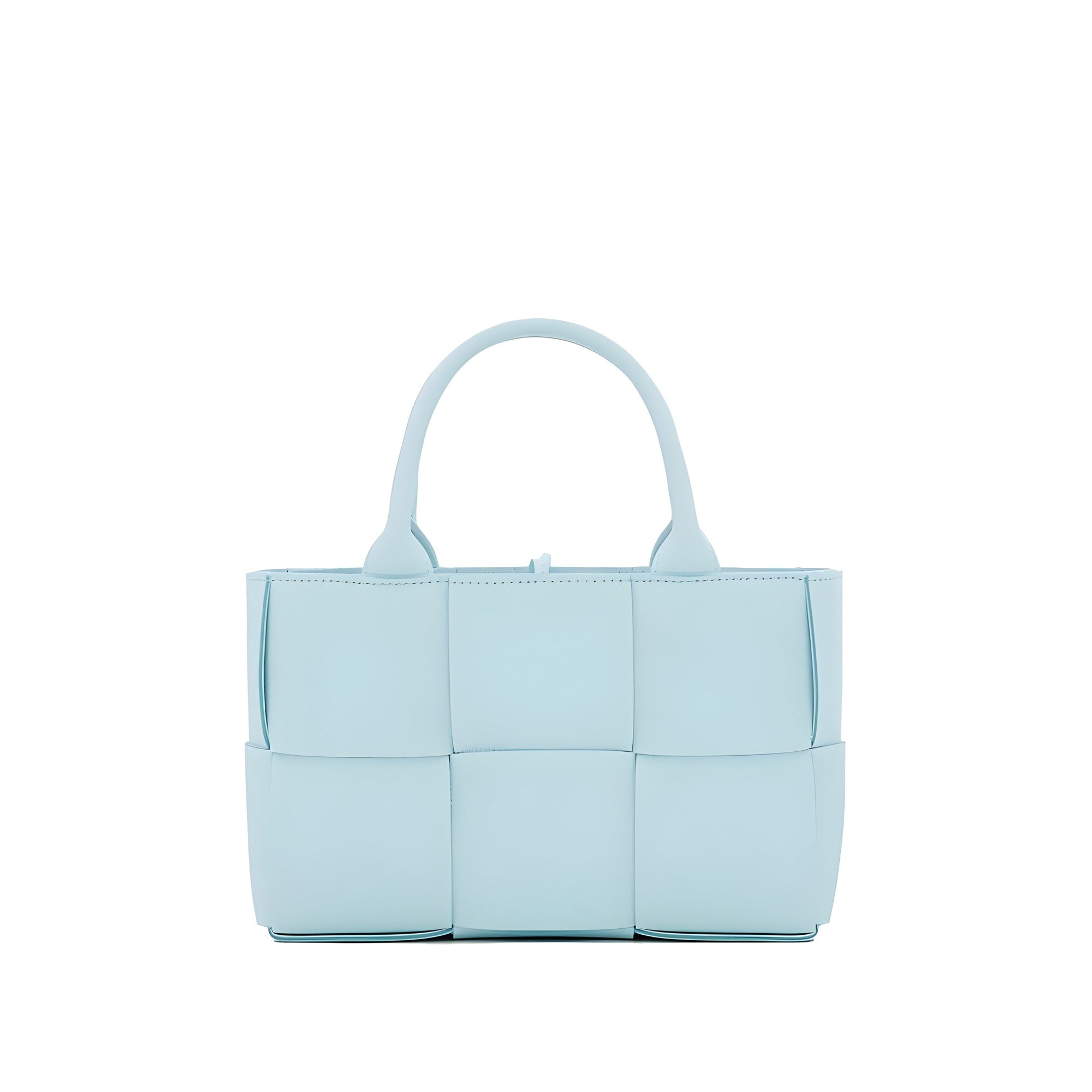 Sac cabas Bottega Veneta en cuir d'agneau bleu