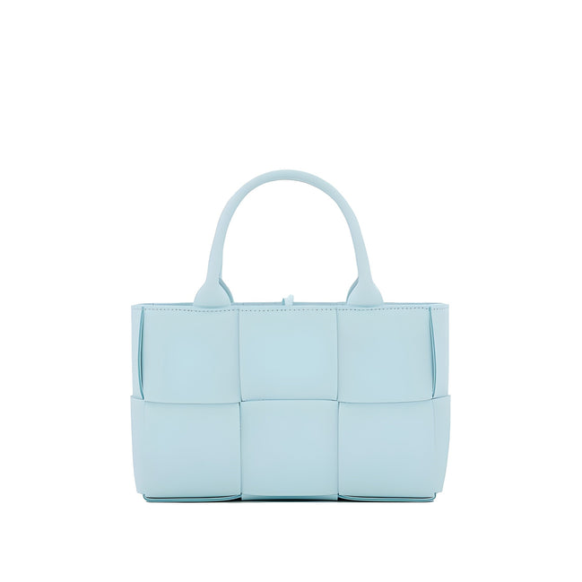 Sac cabas Bottega Veneta en cuir d'agneau bleu