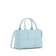 Sac cabas Bottega Veneta en cuir d'agneau bleu