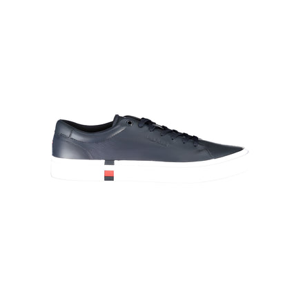 Baskets Tommy Hilfiger en cuir bleu pour homme