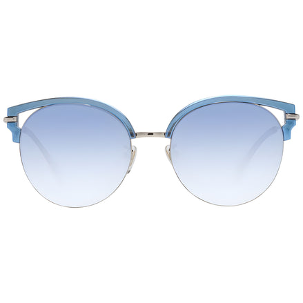Lunettes de soleil Police en métal bleu et plastique