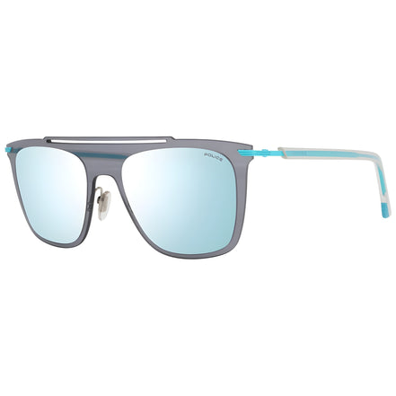 Lunettes de soleil Police en métal bleu et plastique