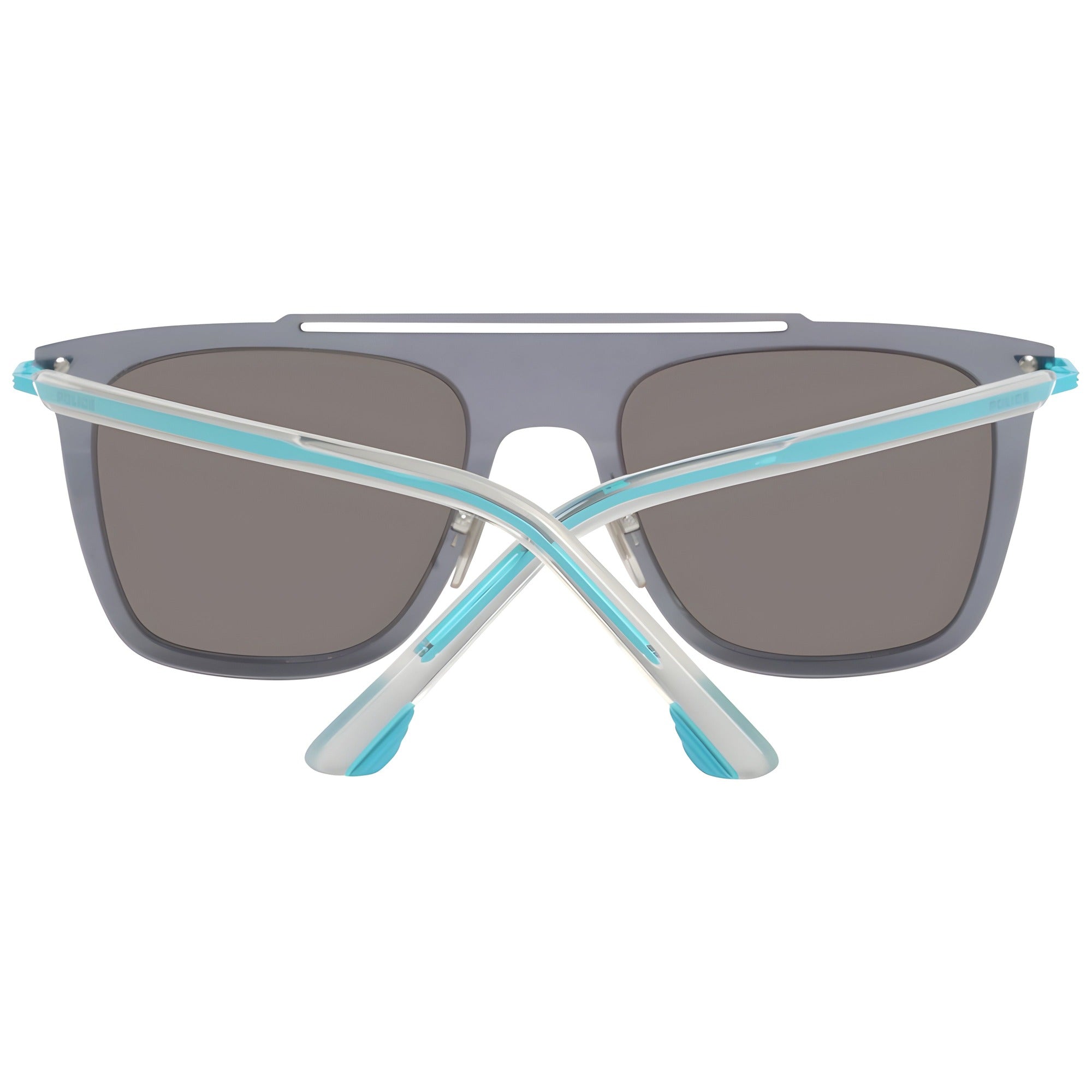 Lunettes de soleil Police en métal bleu et plastique