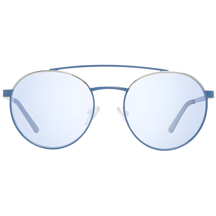Lunettes de soleil Guess en métal et plastique bleues