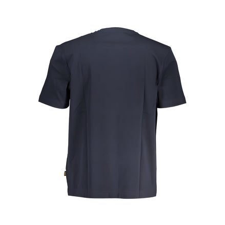 T-shirt Hugo Boss bleu en coton biologique pour homme