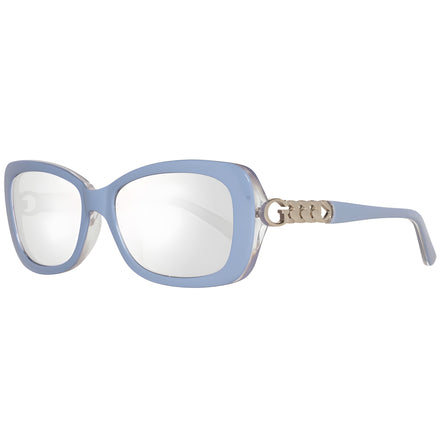 Lunettes de soleil en plastique bleu Guess