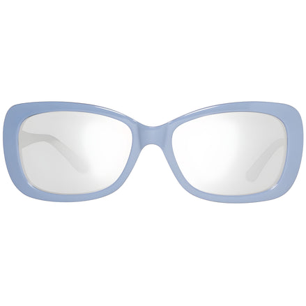 Lunettes de soleil en plastique bleu Guess