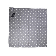 Foulard carré en soie à pois bleus Dolce & Gabbana 91,5 cm x 89,5 cm