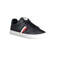 Baskets Tommy Hilfiger bleues en polyester pour homme