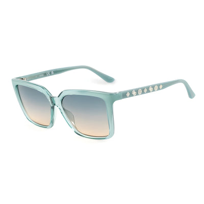 Lunettes de soleil Guess en résine bleue