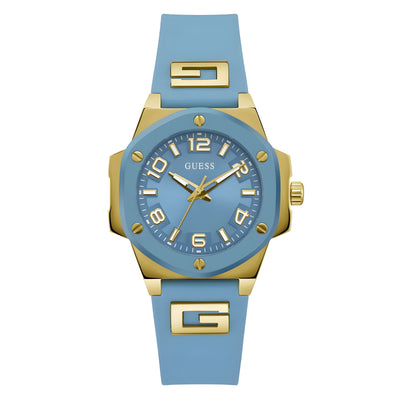 Montre Guess avec bracelet synthétique bleu