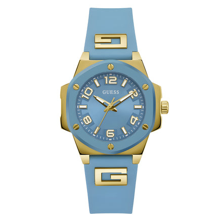 Montre Guess avec bracelet synthétique bleu