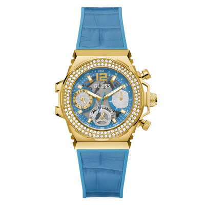 Montre Sport Guess Bleue Synthétique