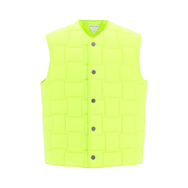Bottega Veneta Bicolor Sleeveless Jacket