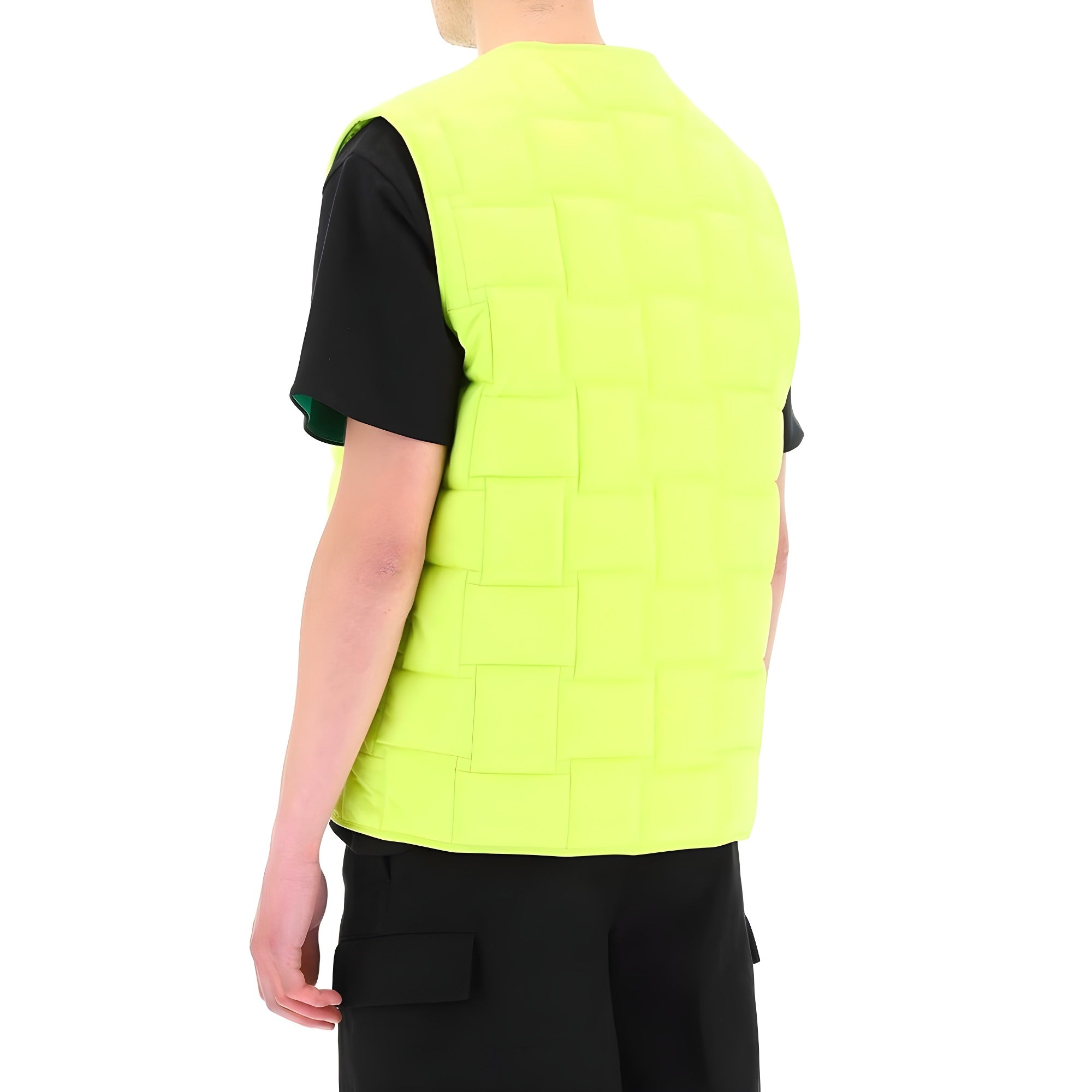 Bottega Veneta Bicolor Sleeveless Jacket