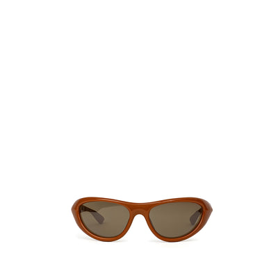 Bottega Veneta Brown Acetate Sunglasses