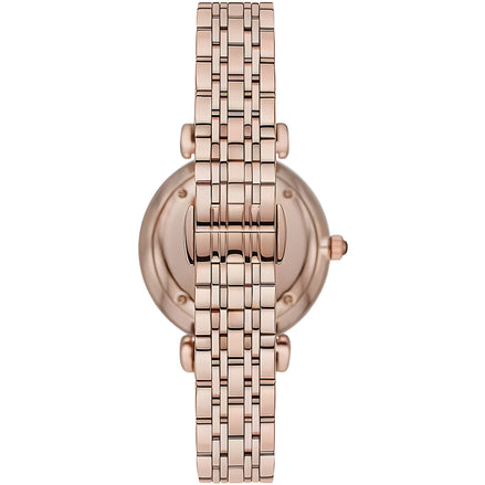 Montre Emporio Armani en bronze et acier à mouvement quartz