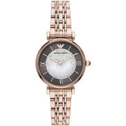 Montre Emporio Armani en bronze et acier à mouvement quartz