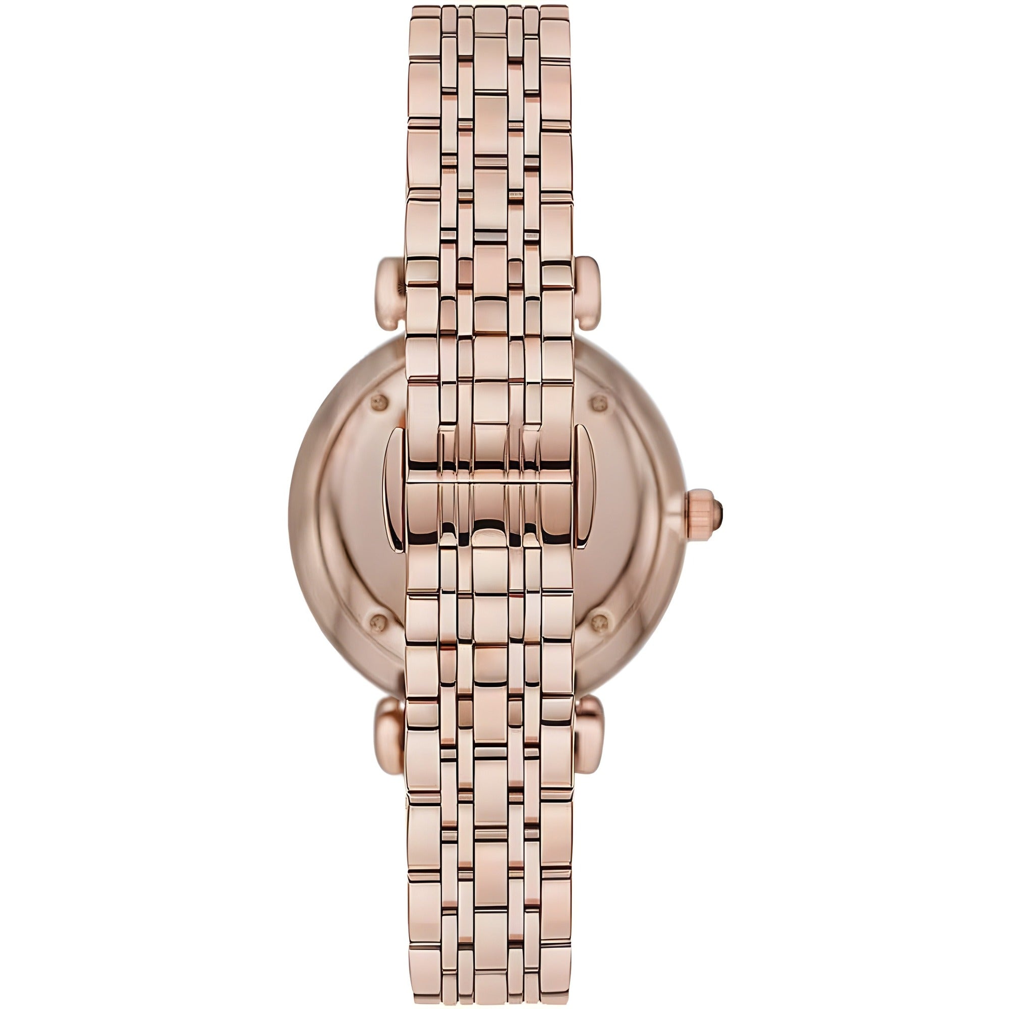 Montre Emporio Armani en bronze et acier à mouvement quartz