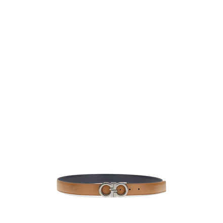 Ceinture classique en cuir de veau marron Ferragamo Bos Taurus