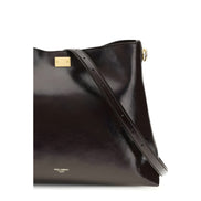 Sac à bandoulière Dolce & Gabbana en cuir de veau marron Bos Taurus