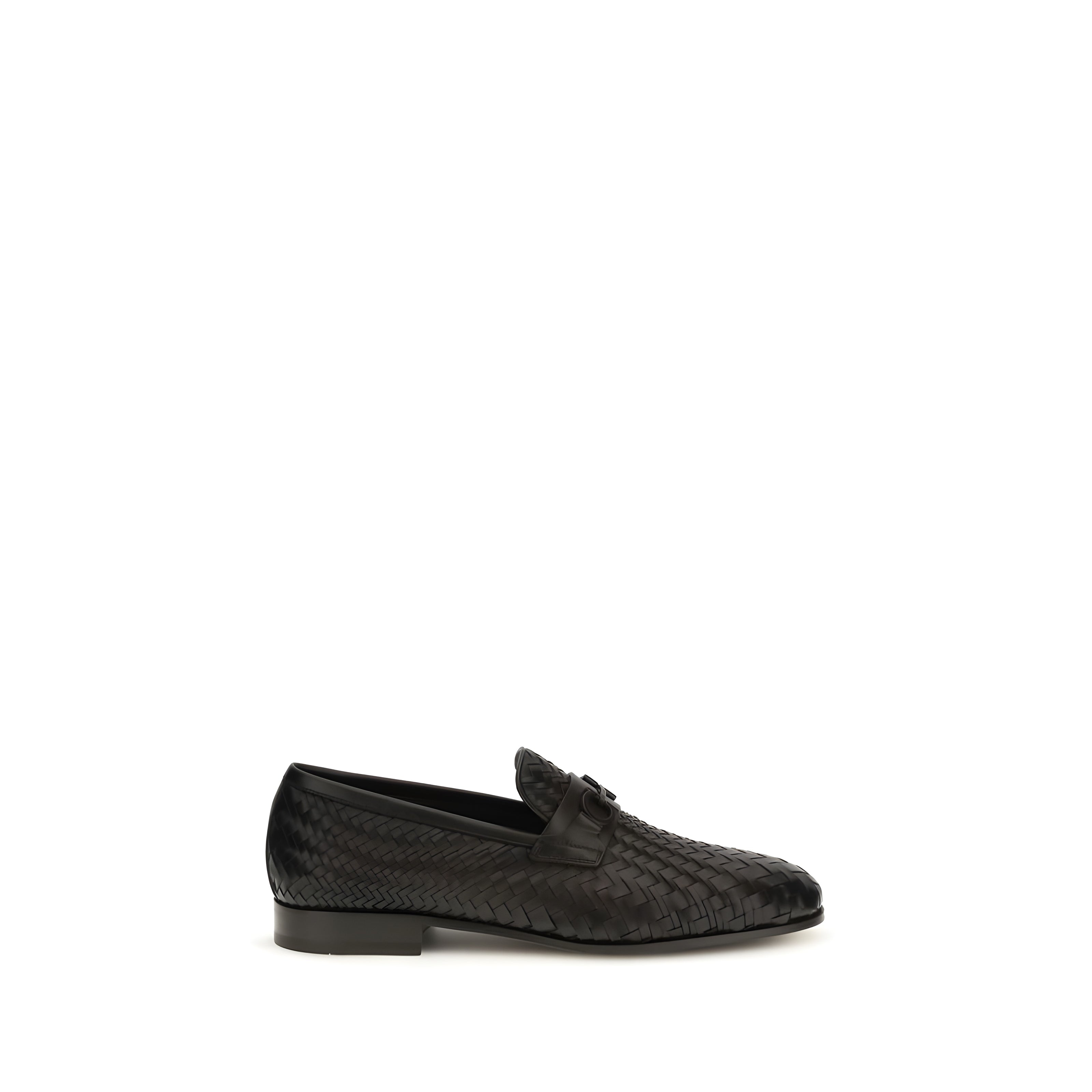 Ferragamo Brown Slip-On Loafers