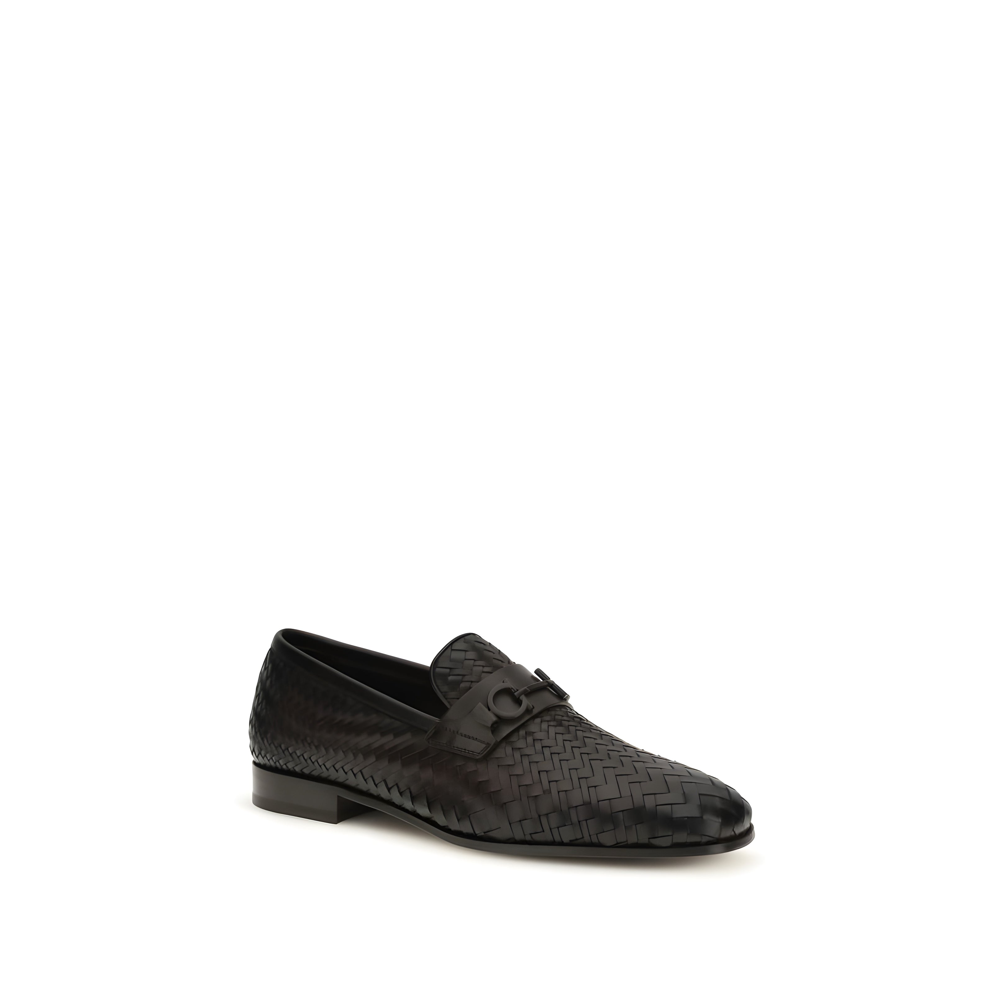 Ferragamo Brown Slip-On Loafers