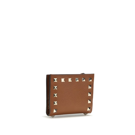 Valentino Garavani Brown Leather Wallet