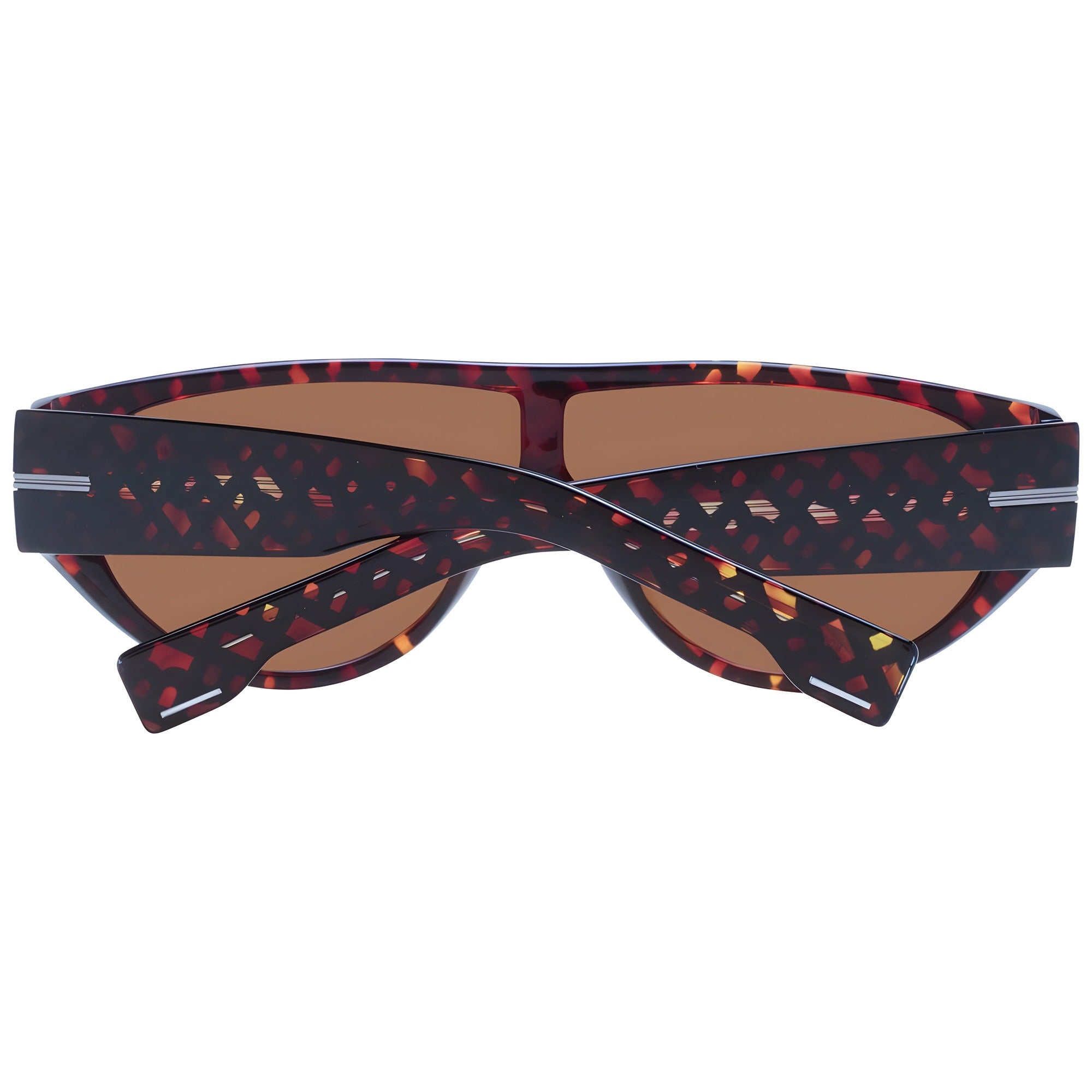 Lunettes de soleil Hugo Boss marron en acétate écologique