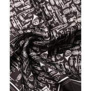 Foulard carré Dolce & Gabbana marron Jazz Club pour homme 32cm x 31cm